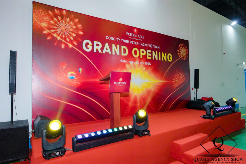 Tổ Chức Khai Trương Trọn Gói Giá Rẻ Quang Agency Show
